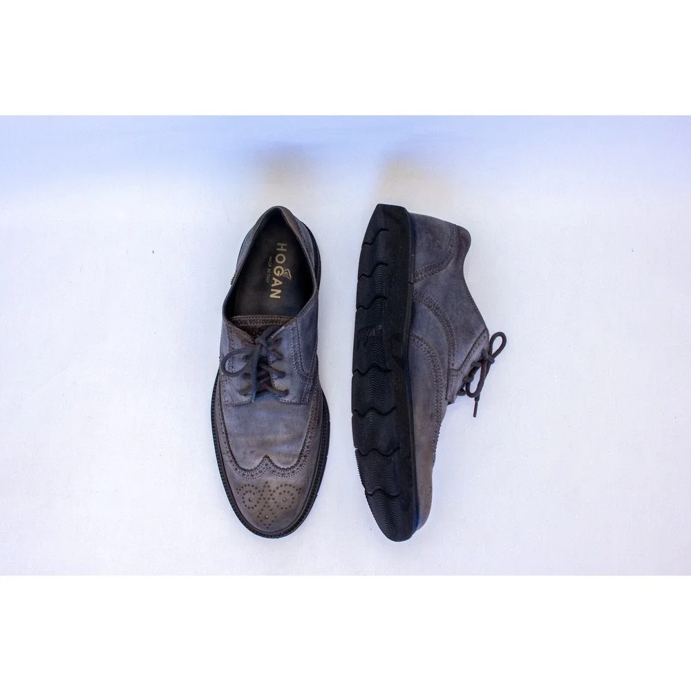 465$‎ HOGAN Chunky Sole Distressed Brogues Sz 10